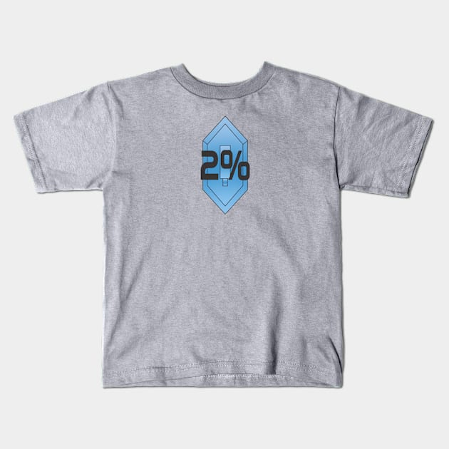 2 percent Basic Kids T-Shirt by A Nerd on Endor